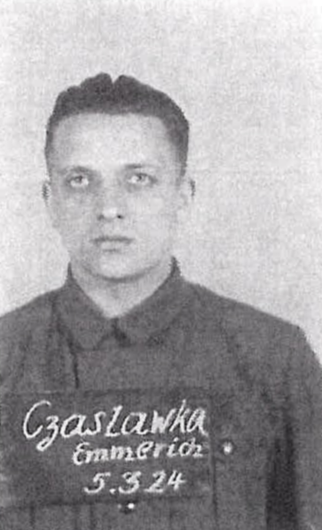 Emmerich Czaslawka, Polizeifoto, 1942