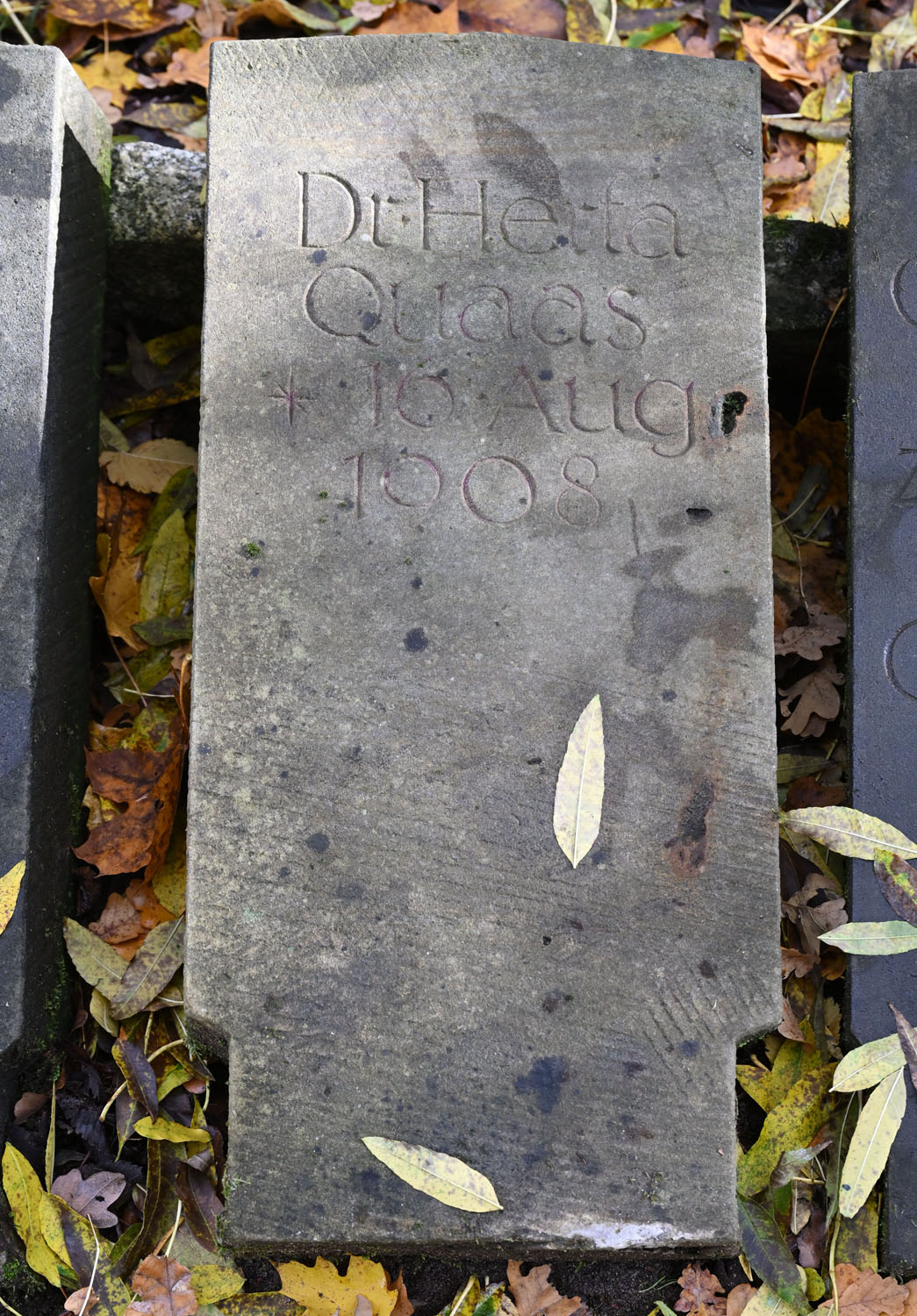Grabstein für Herta Quaas